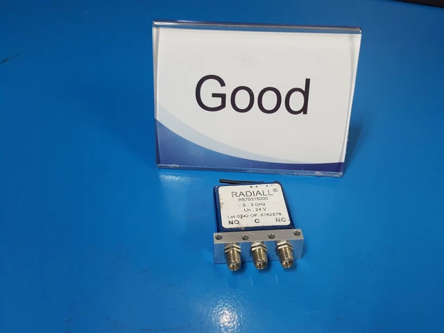 Radiall_R570315000: RF COAXIAL SWITCH 3GHz / 24V (10)