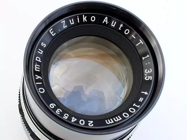 Olympus Stylo E. Zuiko Auto-t 100mm F3.5 Mf Téléphoto Prime Objectif Lavés Japon 2