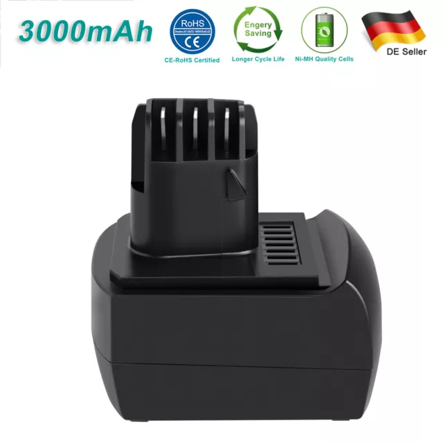 9.6V 3Ah Ni-MH Akku Für Metabo BS 9.6 Impuls ULA 9.6-18 6.31728 6.31746 6.31775