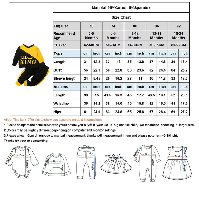 Toddler Kids Baby Boys Clothes Tops+Pants 2PCS Outfits Set Sweatshirt Tracksuit 2
