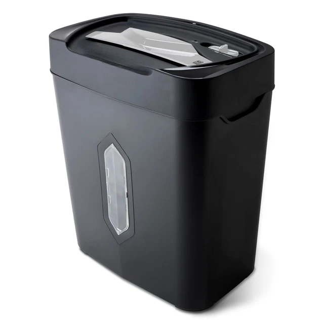 12-Sheet Crosscut Paper and Credit Card Shredder with 5.2-Gallon Wastebasket