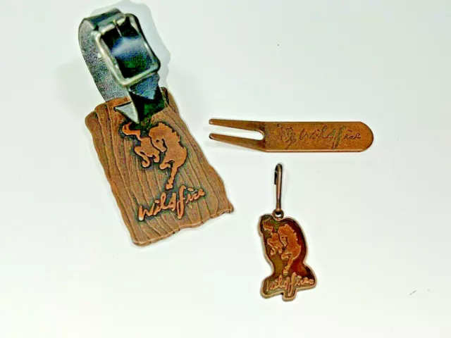 WILDFIRE GOLF CLUB PHOENIX ARIZONA - Luggage Tag, Divot Repair Tool, Zipper Pull