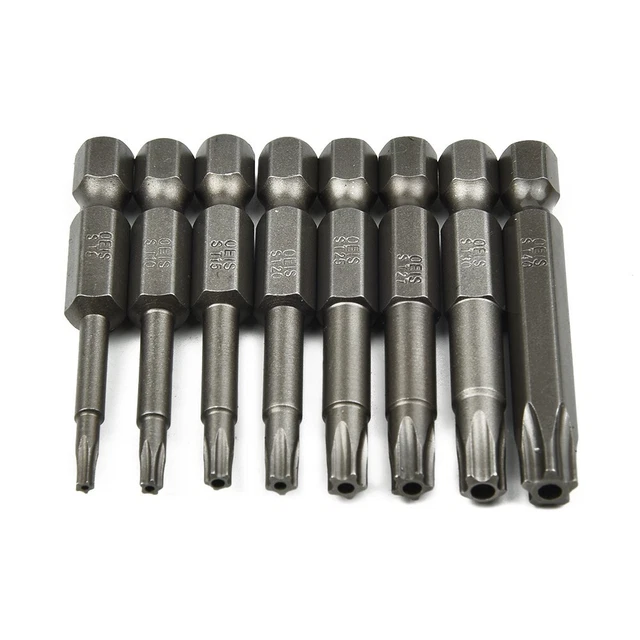 1 jeu de tiges filetées verticales argentées de 2 mm de long et 8 mm de