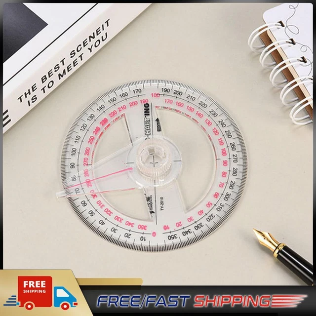 Measure Arm Ruler Gauge Tool Angle Engineer 360 Degree Protractor Angle Finder #