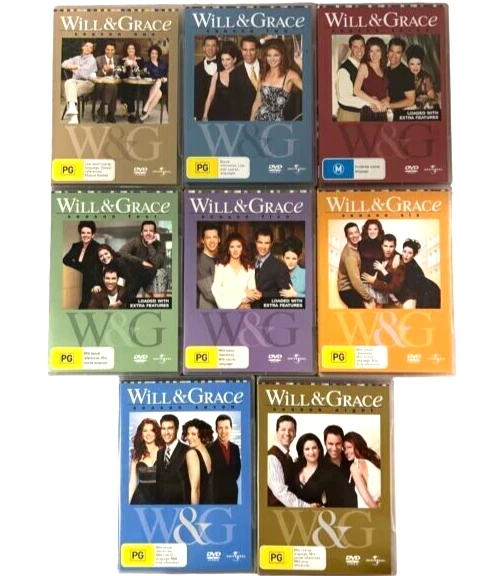 WILL And GRACE : The Complete Series Season 1 - 8 : NEW DVD