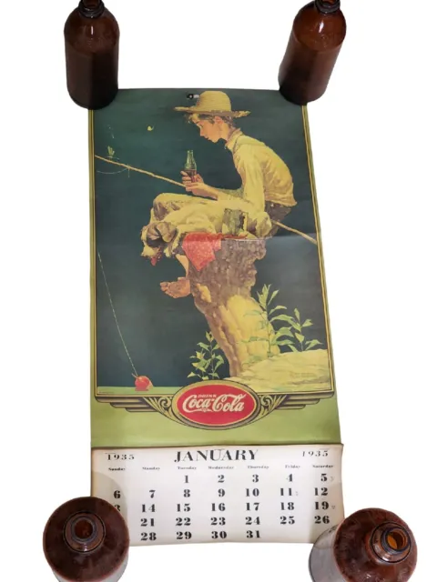 1991 Repro of the 1935 Coca Cola Advertising Norman Rockwell Calendar