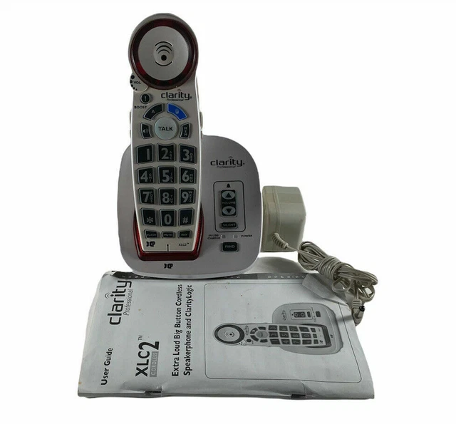 Clarity Professional XLC2 Extra Loud Big Button Cordless Speaker Phone.