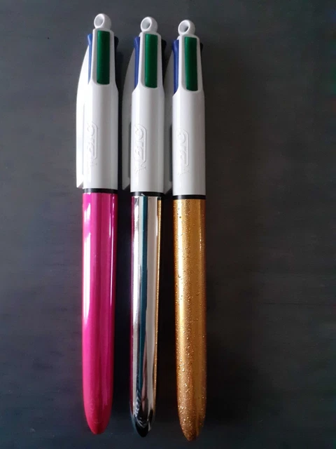 Lot de 3 stylos BIC 4 couleurs