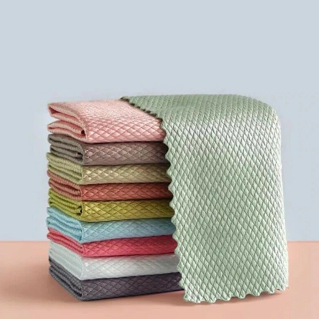 NanoScale Streak-Free Miracle Cleaning Cloths Magic Kitchen Rag Reusable