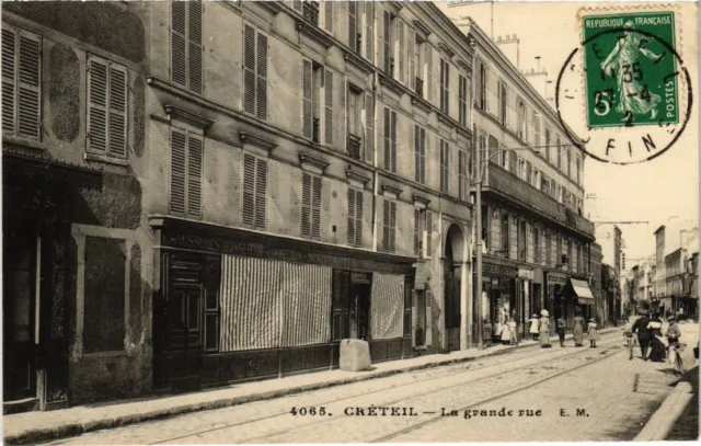 CPA AK Creteil La grande rue FRANCE (1282370)