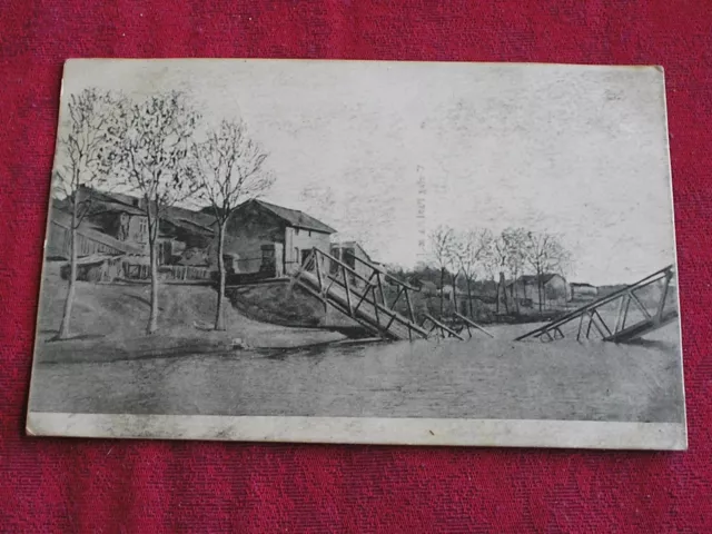 CPA DIIOZE 57 Pont de la Seille 1918 WWII / Moselle Lorraine