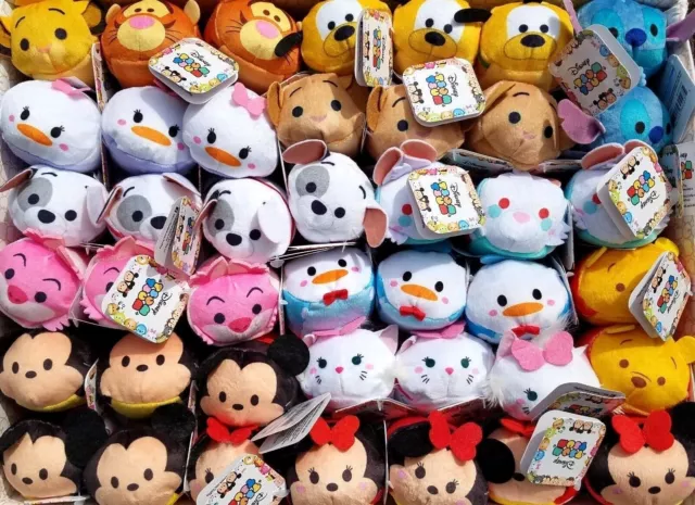 Disney "Tsum Tsum" Mini Plush Toy YOU CHOOSE Pluto Cheshire White Rabbit +++++++