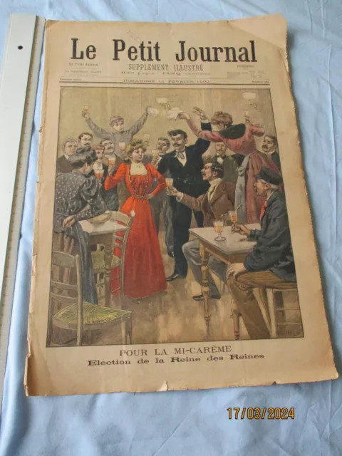 Le Petit Journal - Supplément illustré en couleurs -1900 No 482   MI-CAREME