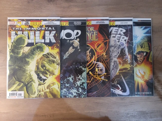 Defenders The Best Defense 1 Complete Comic Book Lot Marvel Hulk Silver Surfer