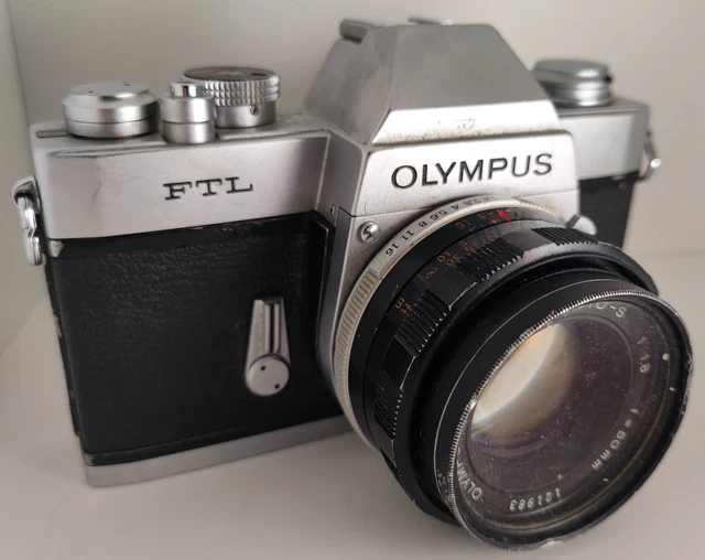 Appareil Photo Olympus FTL Objectif F.Zuiko 1,8mm 50mm (1971-1972)