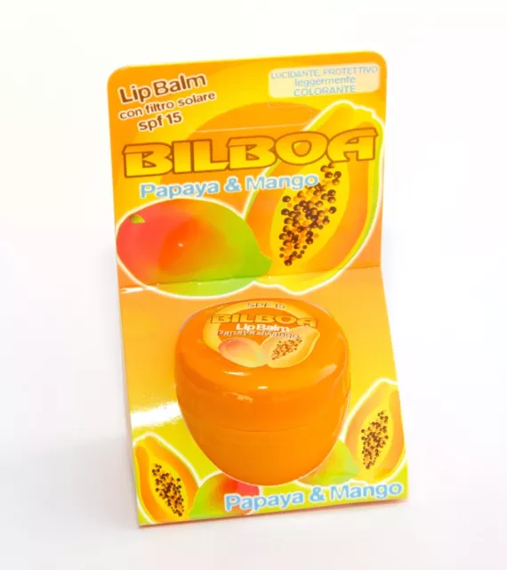 Bilboa Lip Balm Papaya & Mango Lucidante Protettivo Labbra spf15 Cadey 15ml