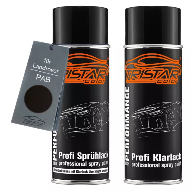 Autolack Spraydosen Set für Landrover PAB Santorini Black Metallic