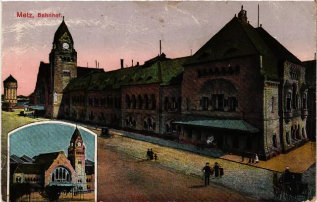 CPA AK METZ - Bahnhof (454813)