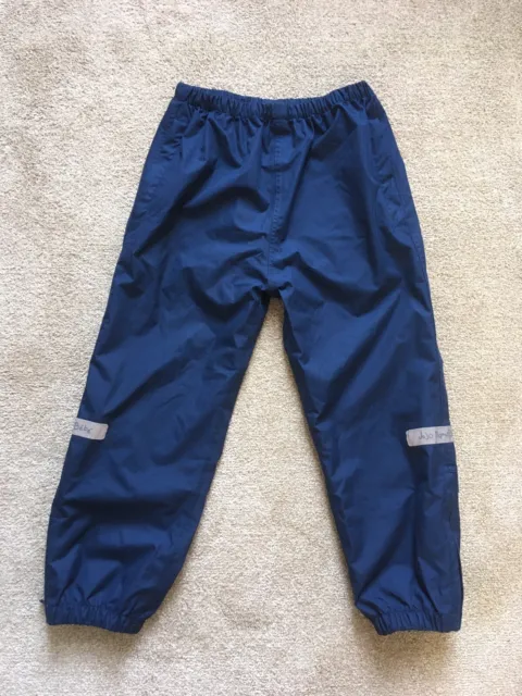 JoJo Maman Bebe Age 5-6 pantaloni impermeabili blu navy