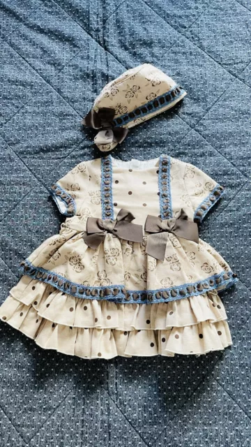 DOLCE PETIT BABY Girl Dress Designer Spanish Age 12 Months 14.00
