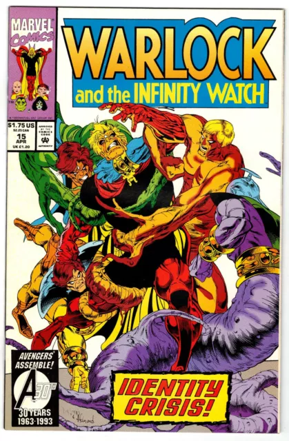 WARLOCK and the INFINITY WATCH # 15 - 1993 Marvel (vf)