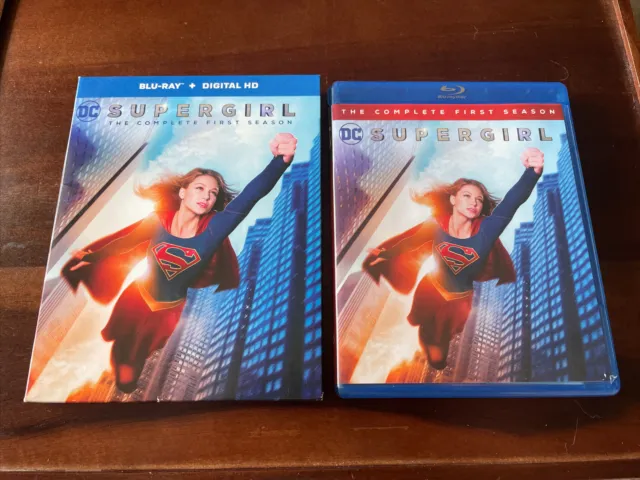 Supergirl: The Complete First Season DC Blu-ray W/Slip Cover & Bonus Arrow DVDs