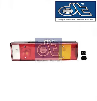 Rear lamp L (24V, with plate lighting, reflector, side clearance, connector: