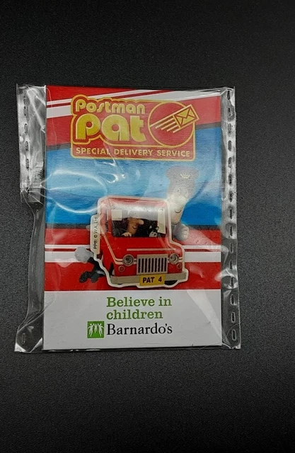 POSTMAN PAT PIN Badge/Brooch - Post Van - Brand New in Sealed Pack ...