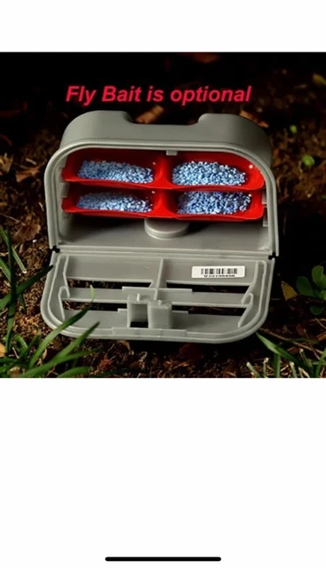 2 EZ Strike Fly Ant Insect Bait Station Pest Control FBS1 (Interior / Exterior)