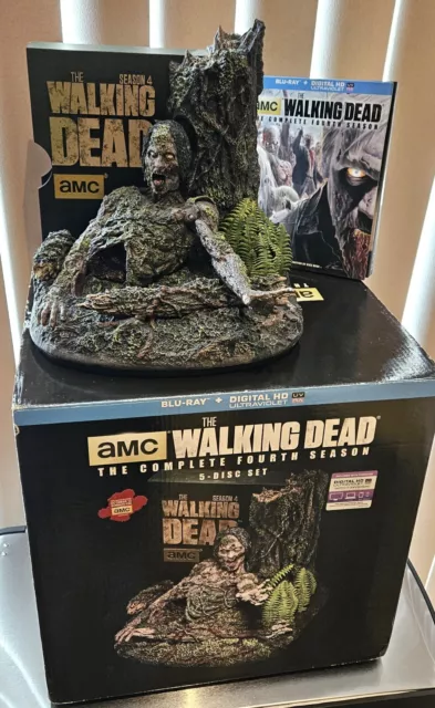 Complete The Walking Dead Season 4 Limited Edition Tree Walker Statue Blu-ray