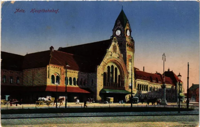 CPA AK METZ Central Station (393279)
