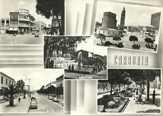 Carbonia(Carbonia-Iglesias)-Vedutine-1963