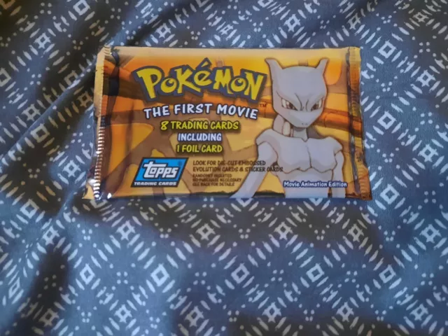 Pokemon Topp The First Movie Mewtwo Sealed Booster