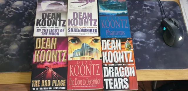 dean koontz paperback 6 book bundle- vgc