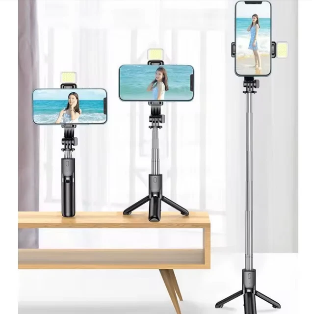 Raisill Bastone Per Selfie Pieghevole 3 In 1, Impugnatura Regolabile Estensibile Per Portatile Braccio Treppiedi Per Selfie Monopiede Per Gopro Hero 5 4 3 3 Xiao Yi Camera - Foto 3