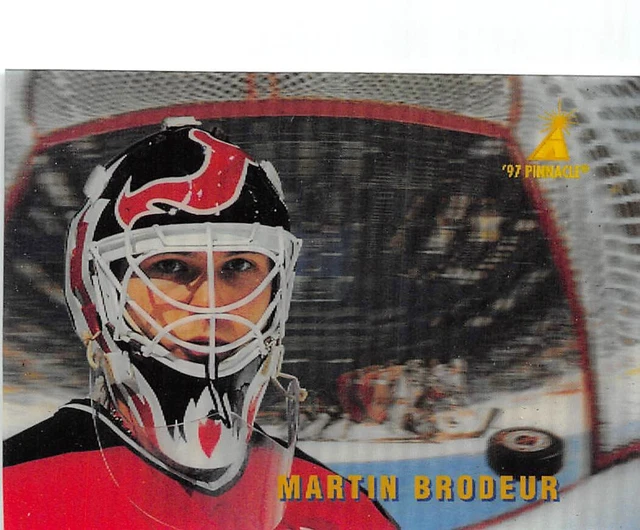 199697 MCDONALD'S PINNACLE 3D Caged Ice Breakers 33 Martin Brodeur 0
