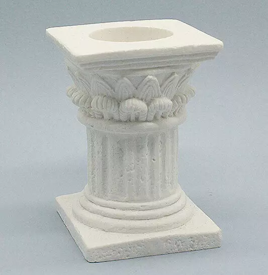 Ancient Greek Corinthian Column Reso Statue Handmade Sculpture