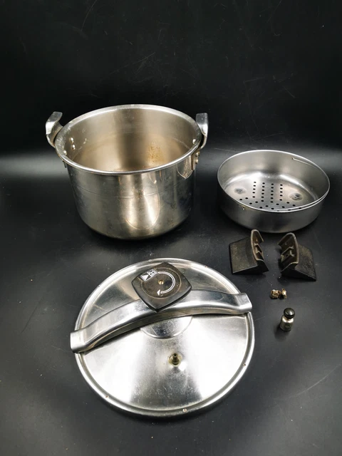 Cocotte-minute SEB 8 Litres - Vintage 1981 - Décor Rare Aluminium - France