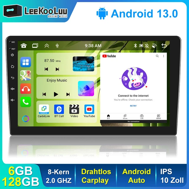 OiLiehu Autoradio Android 13 Per Opel Astra, Antara, Vectra, Corsa, Zafira – 7 Pollici, 8 Core, 6G+128G, CarPlay Wireless, GPS, Bluetooth, DSP, Telecamera