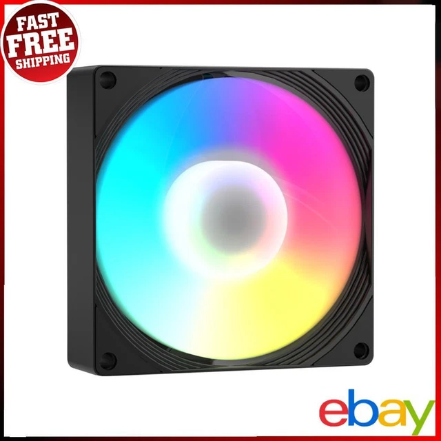 9CM ARGB PWM Chassis Fan 4Pin Silent CPU Cooling Fan for Computer Case ...