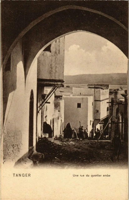 CPA AK MOROCCO TANGIER - AN Arab Quarter Street (281176)