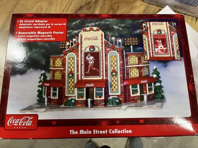 Coca Cola Town Square Collection Stadium 2008 Original Packaging and Box