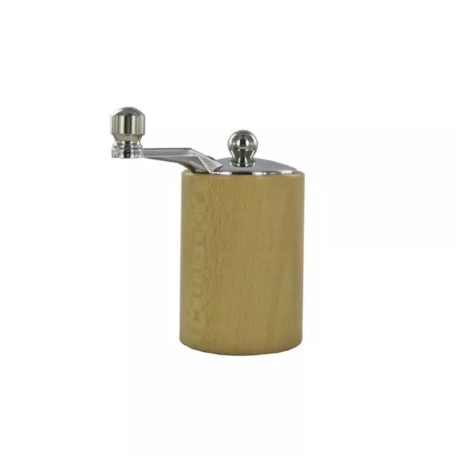 Moulin A Sel Marlux Oro Manivelle 8 Cm - Bois Hetre Naturel