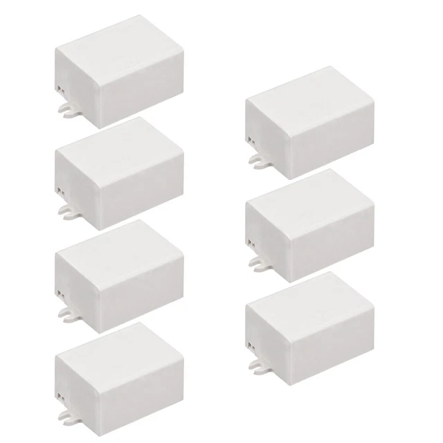 7 pieces junction box distribution box connection box junction box plastic 46x35x24mm