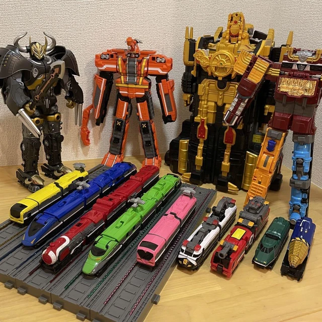 Togquer Rangers POWER RANGERS RESSHA Sentai ToQger DX ToQuo 13set Megazord BANDAI Japón ...