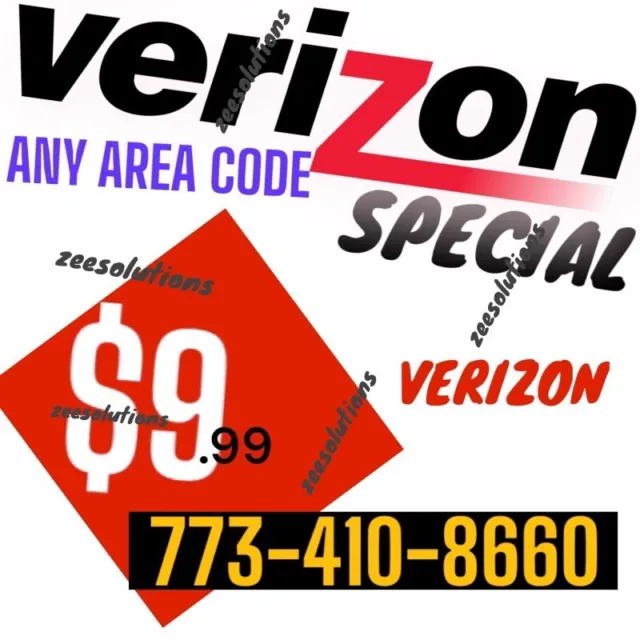 VERIZON Wireless Port Numbers - ANY AREA Area Code port in - NO RUSH ORDERS