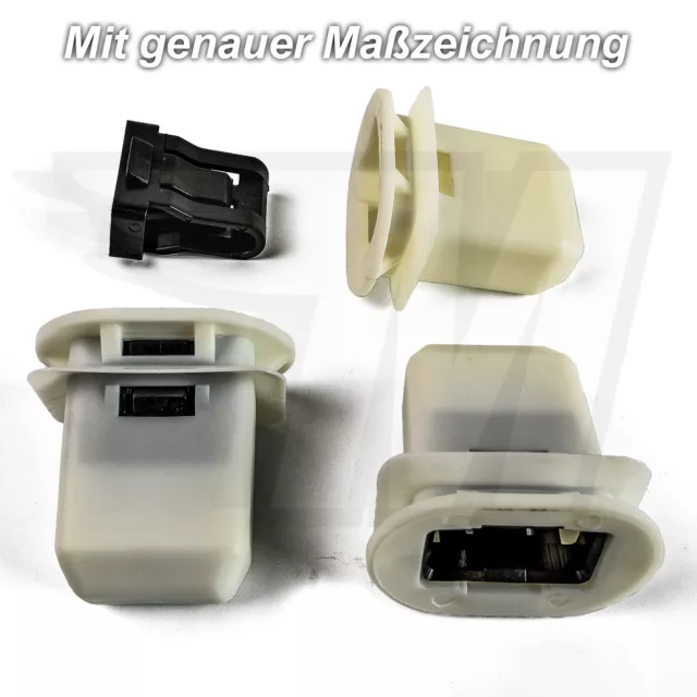 2x Kunststoff Halterung Clips Rücksitzbank Rücksitz Für Vauxhall OPEL ASTRA...