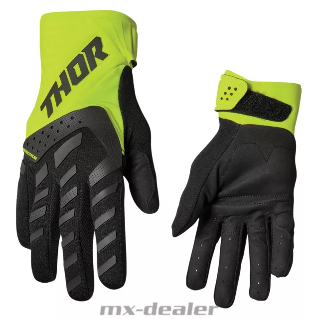 2022 Thor Spectrum Guantes Ácido MX Motocross Enduro Quad BMX MTB Cuesta Abajo