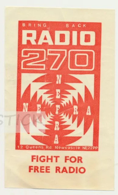 Bring Back Radio 270 Sticker