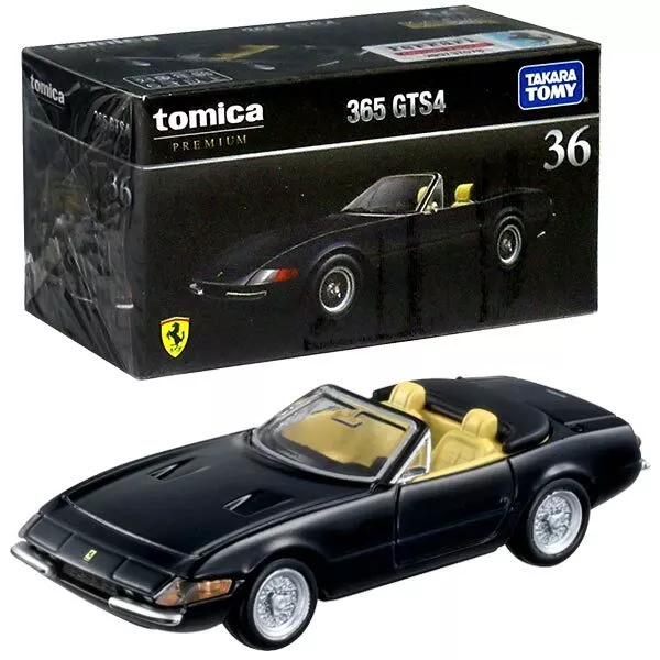 Takara Tomy TOMICA Premium Nr. 36 Ferrari 365 GTS4 Spielzeugauto aus Druckguss